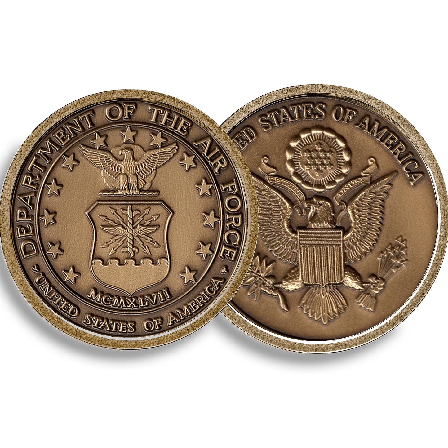 Bronze Air Force Collectors Medallion