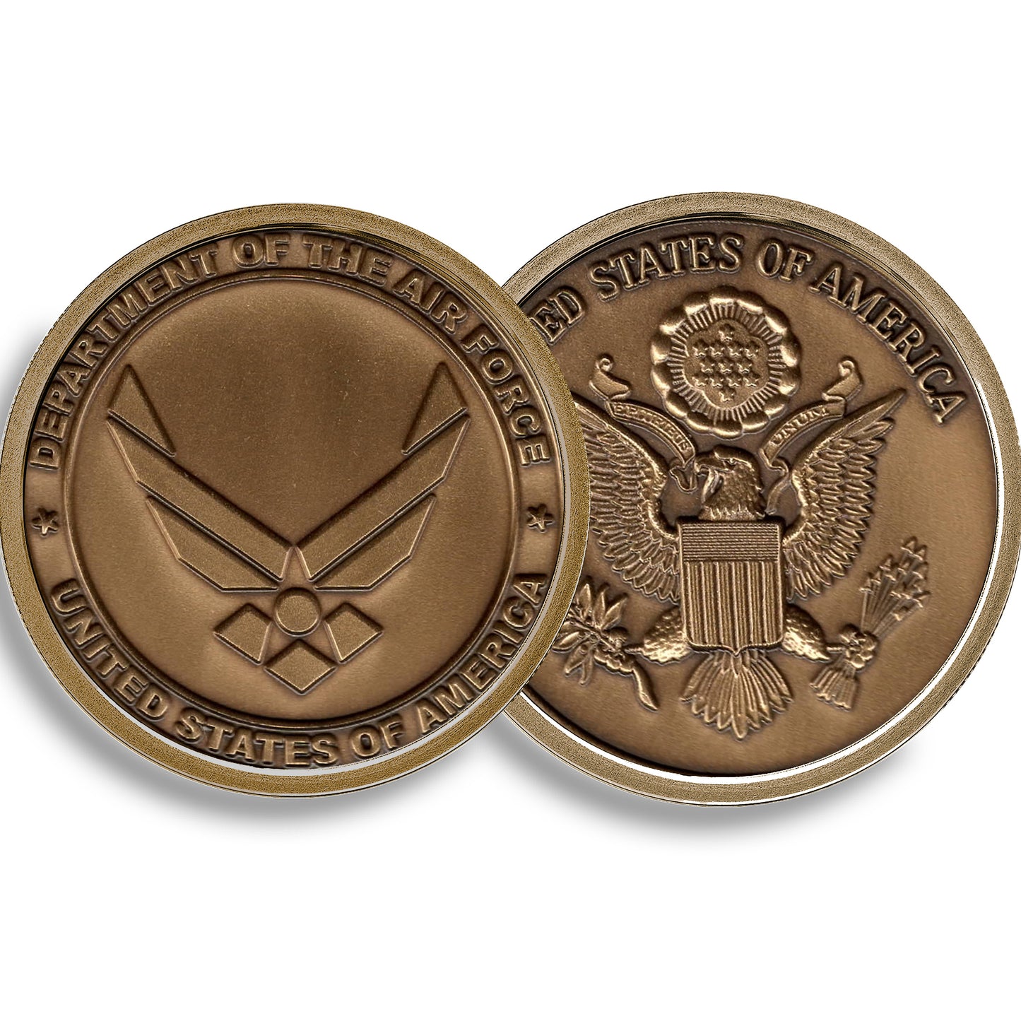Bronze Air Force Emblem Collectors Medallion