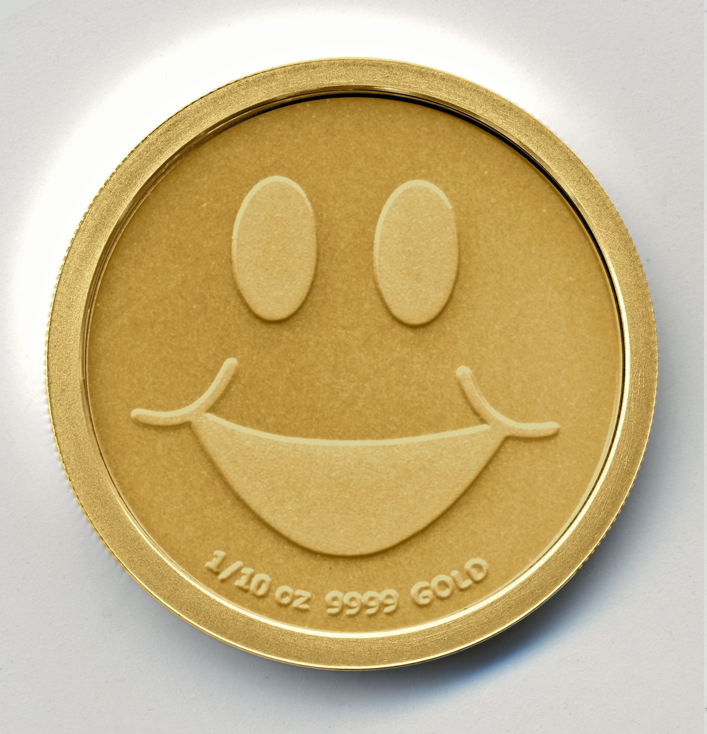 Gold Smiley 1/10 Ounce Gold Round