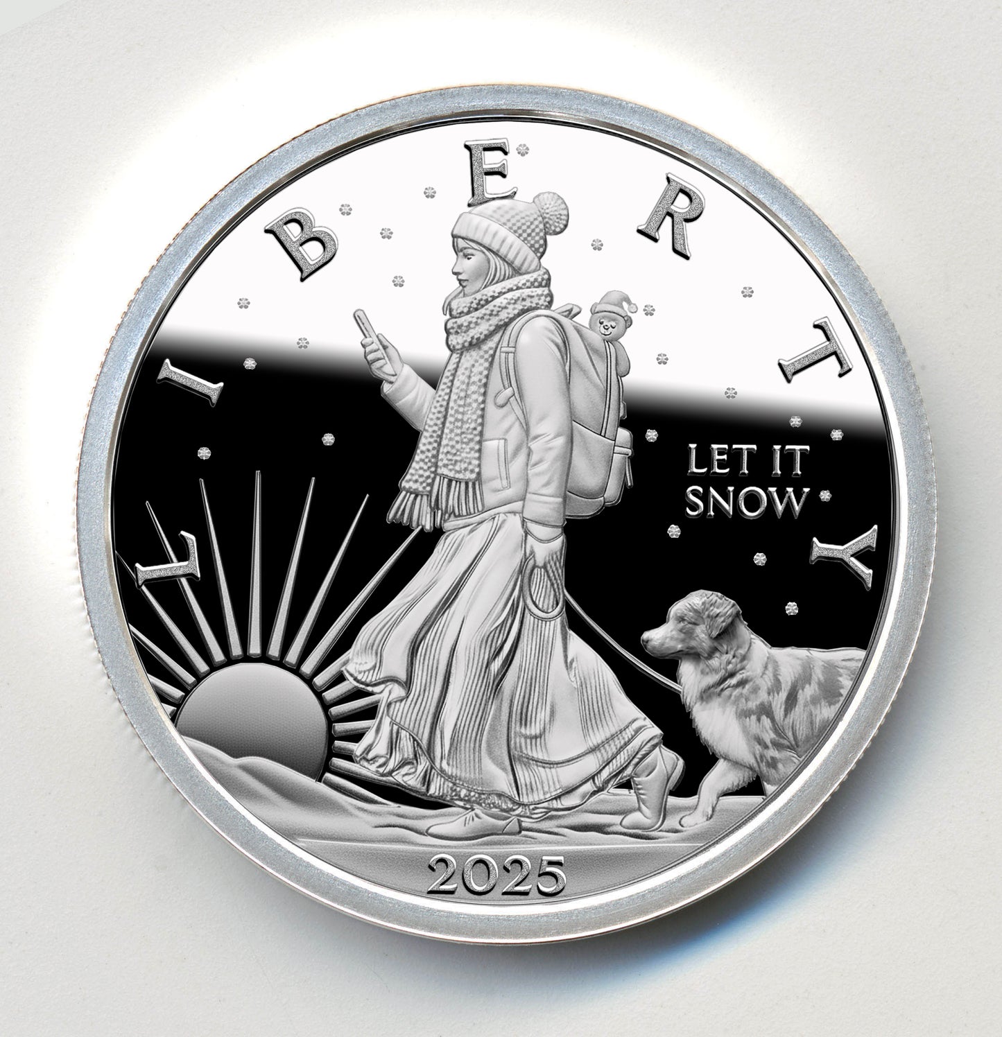 The 2025 North American Mint Christmas Silver Round