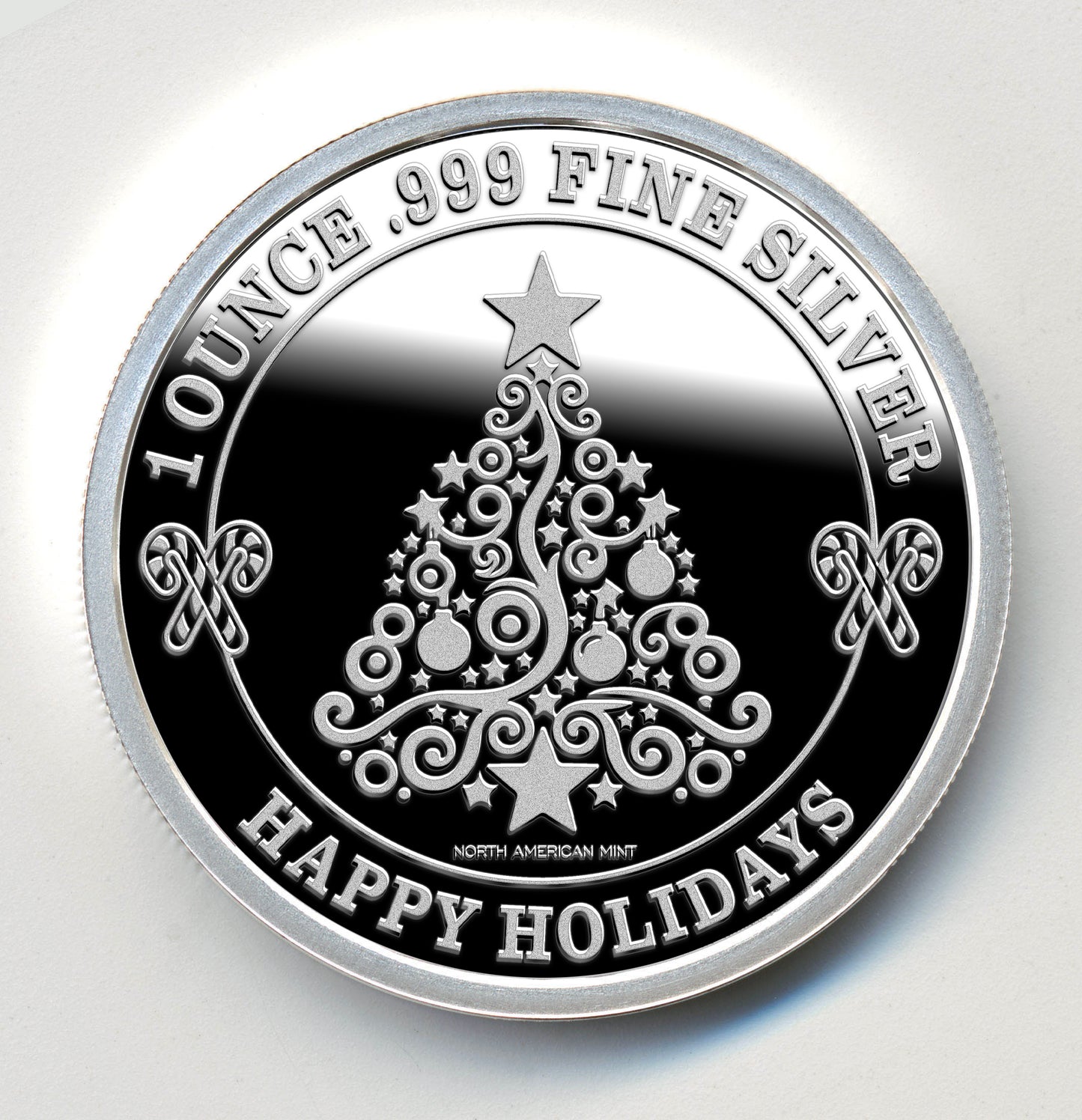 The 2024 North American Mint Commemorative Christmas Silver Round