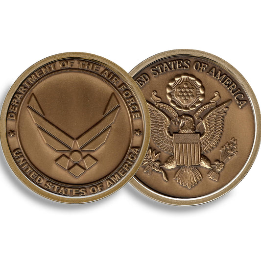 Bronze Air Force Emblem Collectors Medallion