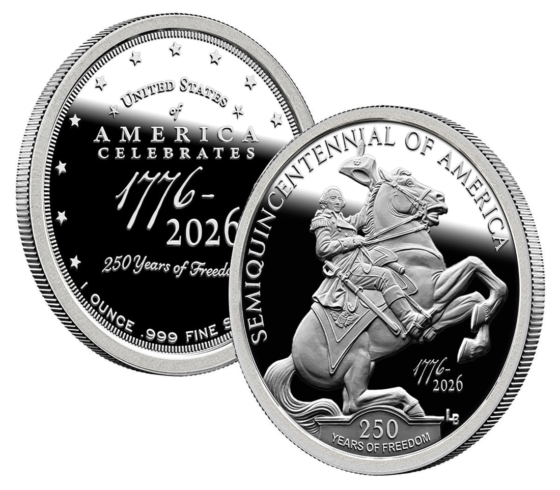 250th Anniversary of The United States of America 1 Ounce Silver Round ...