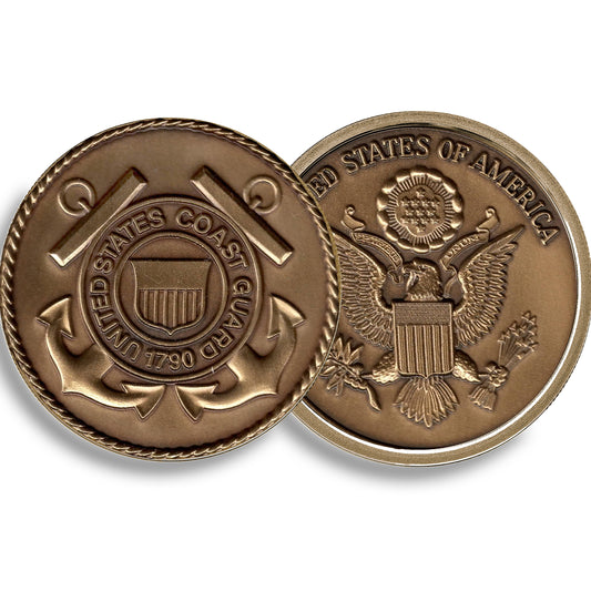Bronze Coast Guard Collectors Medallion