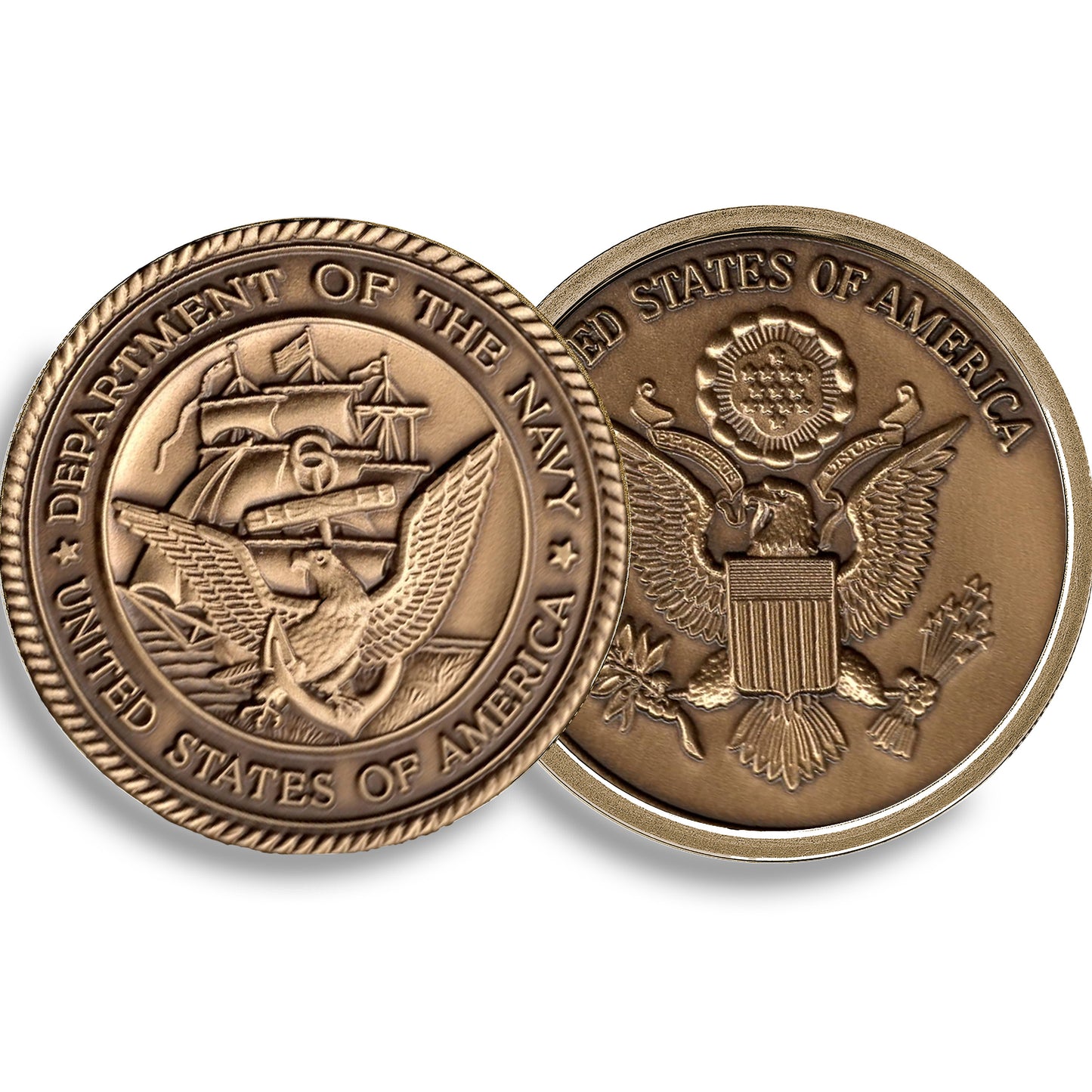 Bronze Navy Collectors Medallion
