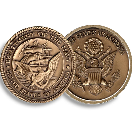 Bronze Navy Collectors Medallion
