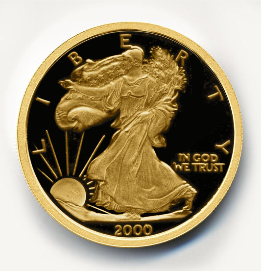 Walking Liberty 1/10th Ounce Gold Mint Round