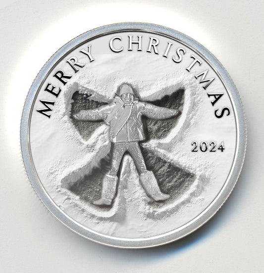 The 2024 North American Mint Commemorative Christmas Silver Round