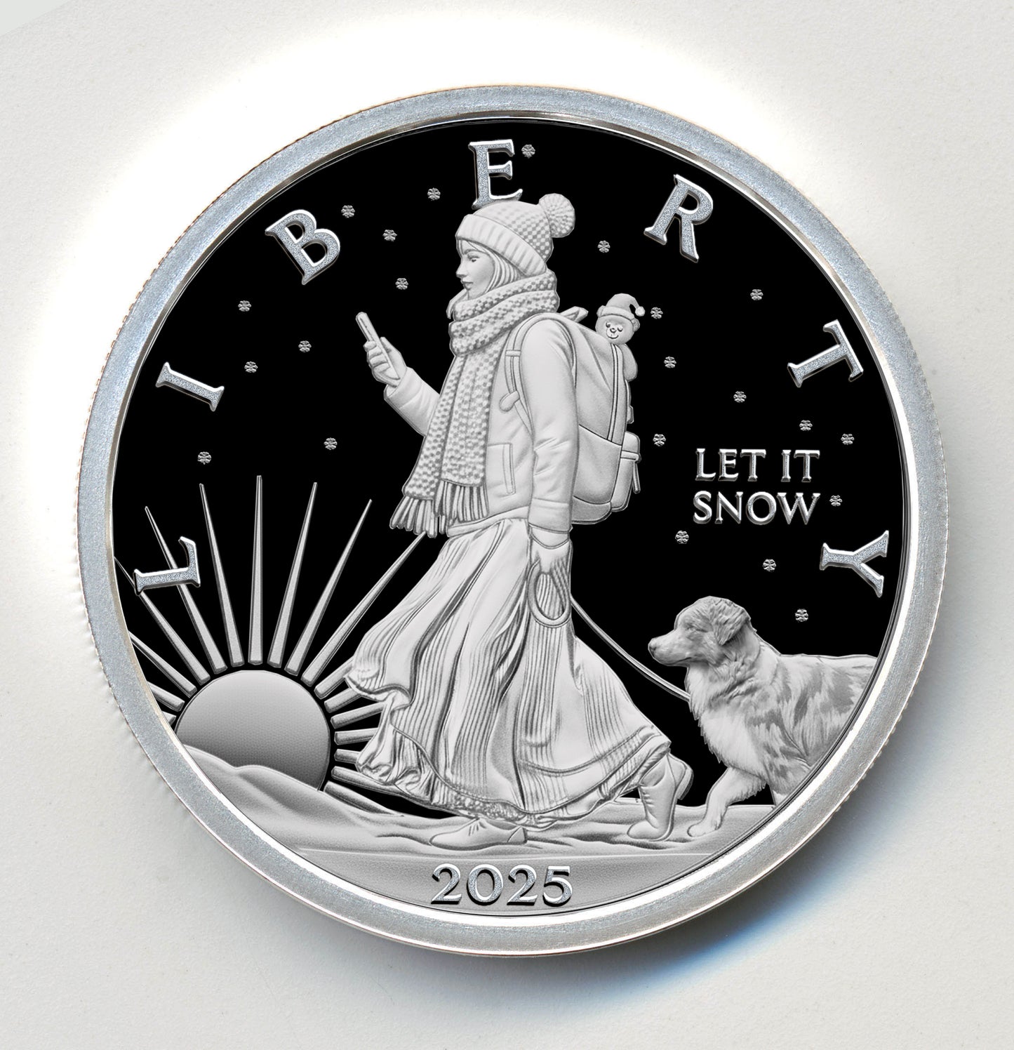 2025 North American Mint Christmas 5 oz Silver Round