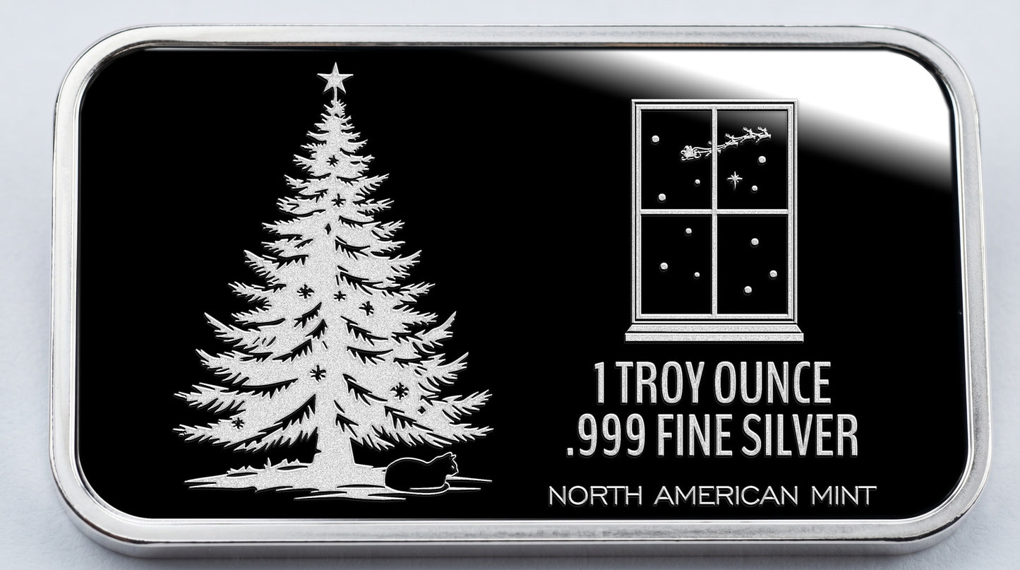 2026 North American Mint Christmas Silver Bar